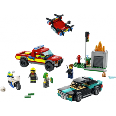 fire rescue police chase