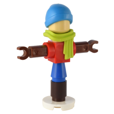 advent calendar 2022 city day 15 - scarecrow