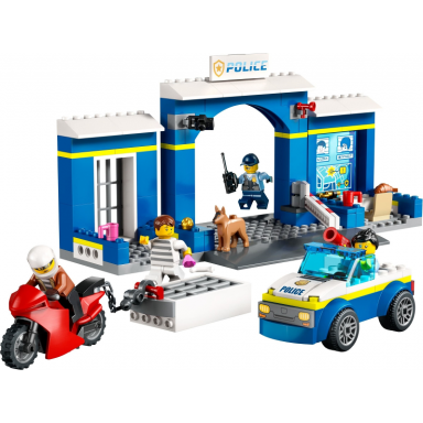 police station chase