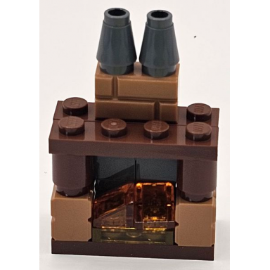 advent calendar 2023 city day 10 - fireplace
