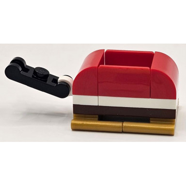 advent calendar 2023 city day 23 - santa sleigh trailer