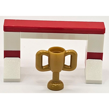 advent calendar 2023 city day 5 - ice hockey goal and trophy