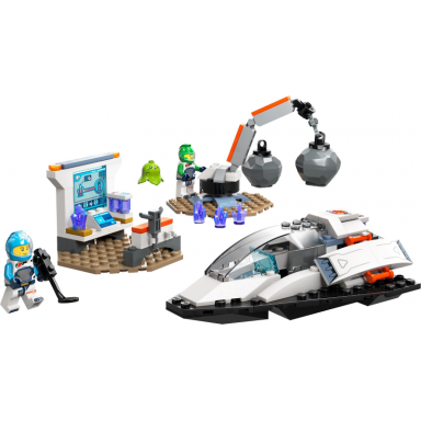 spaceship and asteroid discovery