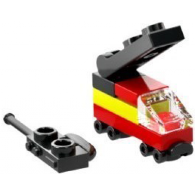 advent calendar 2024 city day 10 - toy fire truck