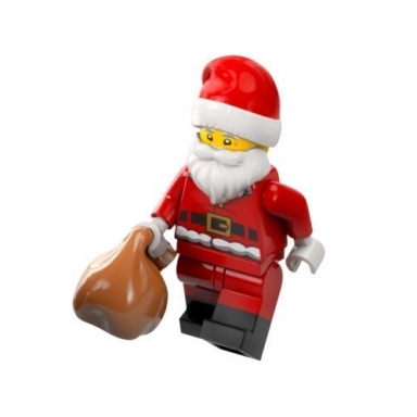 advent calendar 2024 city day 24 - santa with gift bag