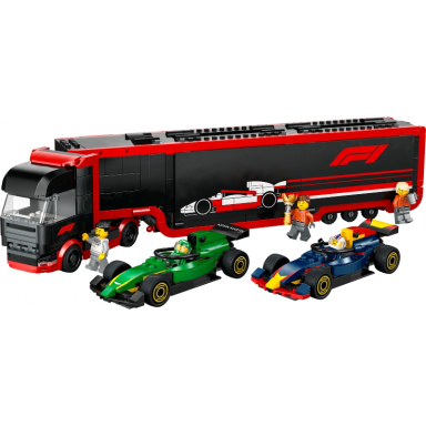 f1 truck with rb20 amr24 f1 cars