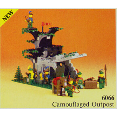 camouflaged outpost