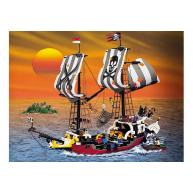 pirate battle ship red beard runner reissue