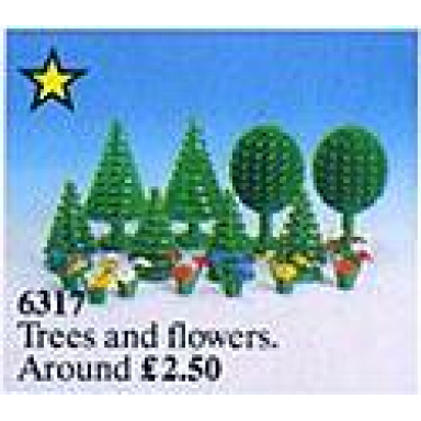 trees and flowers