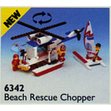 beach rescue chopper