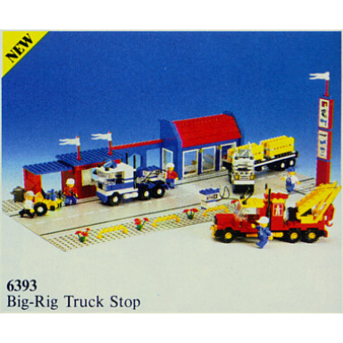 big-rig truck stop