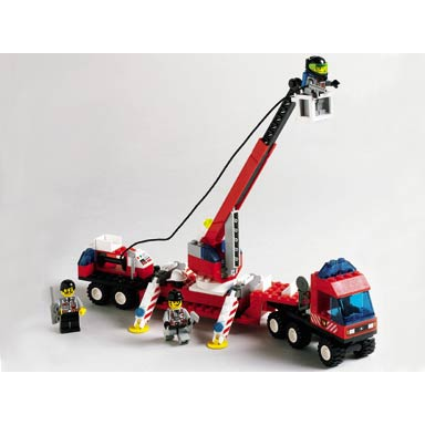 fire fighters lift truck