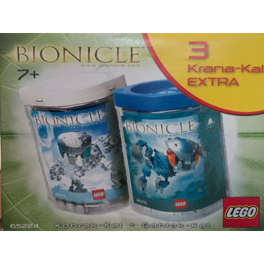 bionicle bundle pack sets 8575 and 8578 with 3 extra krana-kal