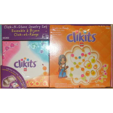 daisy click-n-store jewelry set 7508 with jewelry box