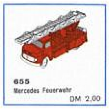 1:87 mercedes fire truck