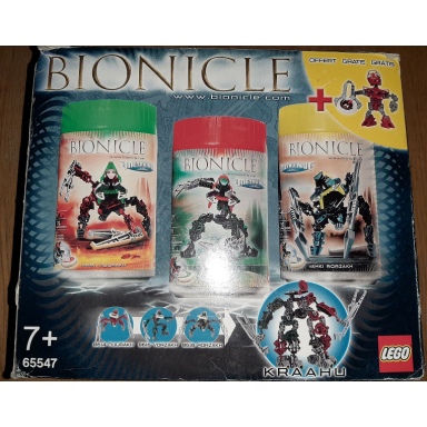 bionicle bundle pack sets 8607 8614 8616 and 8618 - kraahu