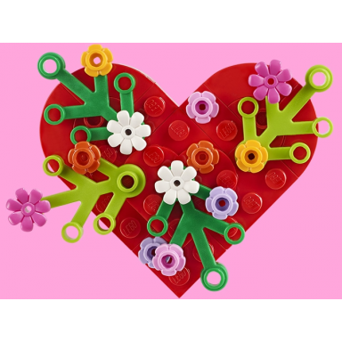 lego brand store exclusive build - botanical heart