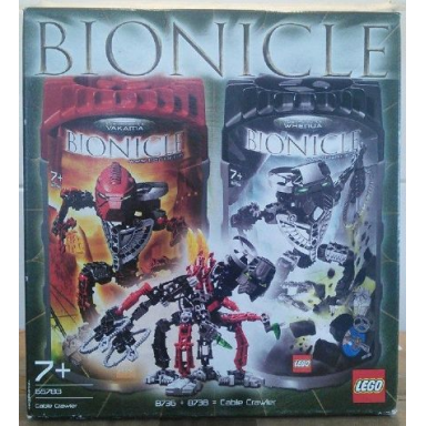 bionicle bundle pack sets 8736 and 8738 - cable crawler