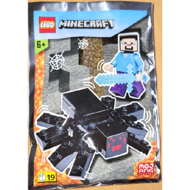 steve with spider foil pack