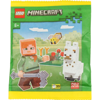 alex baby llama and bee paper bag
