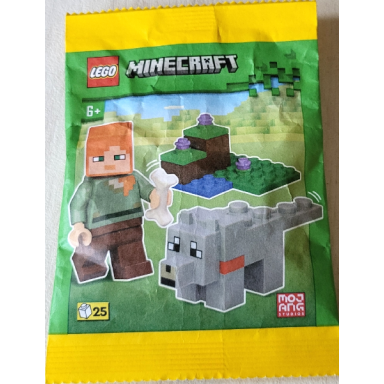 alex with wolf paper bag