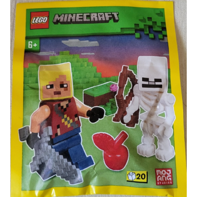 hero with skeleton paper bag
