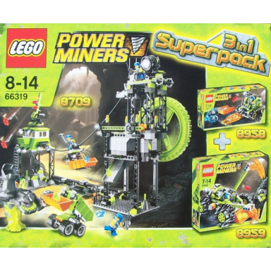 power miners bundle pack 3 in 1 super pack sets 8709 8958 and 8959