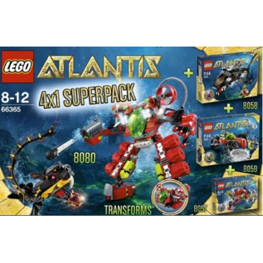 atlantis bundle pack 4x1 super pack sets 8057 8058 8059 and 8080