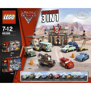 cars 2 bundle pack super pack 3 in 1 sets 8206 8426 and 8487