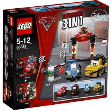 cars 2 bundle pack super pack 3 in 1 sets 8200 8201 and 8206