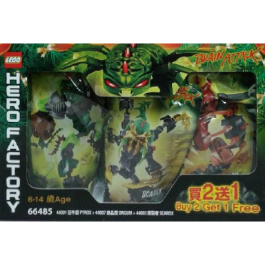 hero factory bundle pack sets 44001 44003 and 44007