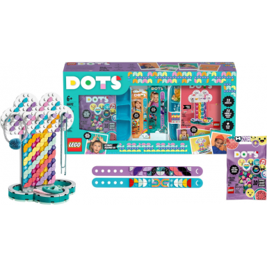 dots bundle pack sets 41900 41902 41905 and 41908 with extra sorting tray - ultimate designer kit