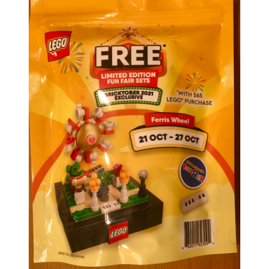 bricktober fairground set 4 4 - ferris wheel 2021 toys r us exclusive canadian release