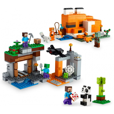 minecraft bundle pack 3 in 1 adventure gift set sets 21166 21178 and 30672 - adventure gamer gift set