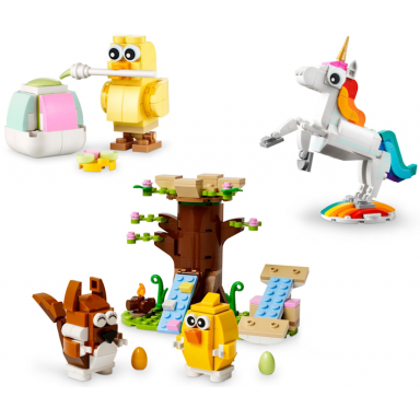 mixed bundle pack play pack sets 30690 31140 and 40709 - springtime animal play pack