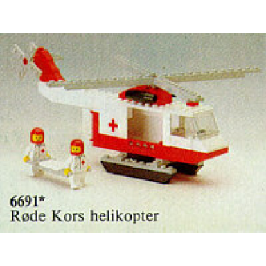 red cross helicopter