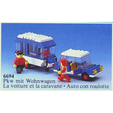 car with camper