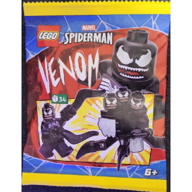 venom with symbiote creature paper bag