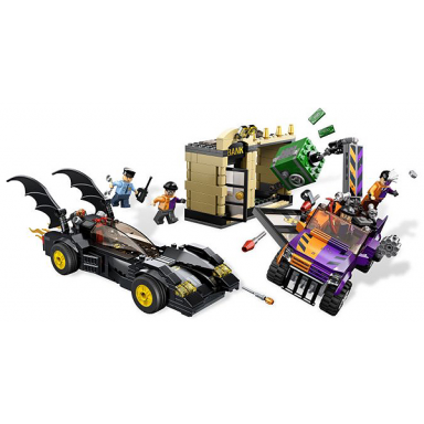 batmobile and the two-face chase