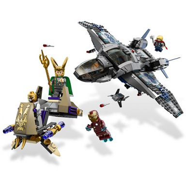 quinjet aerial battle