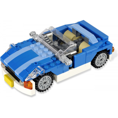 blue roadster