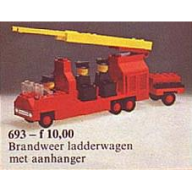 fire engine with firemen