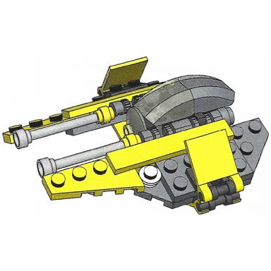 jedi starfighter - mini polybag