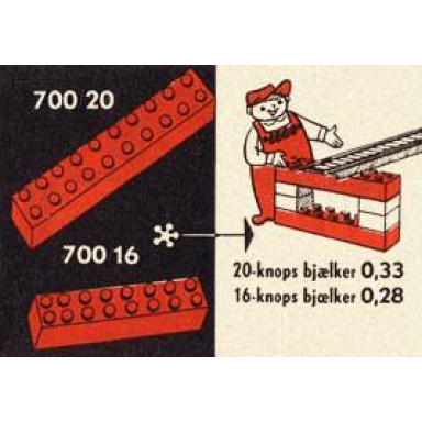 individual 2 x 10 bricks