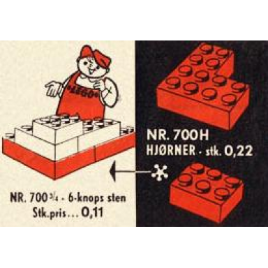 individual 2 x 3 bricks