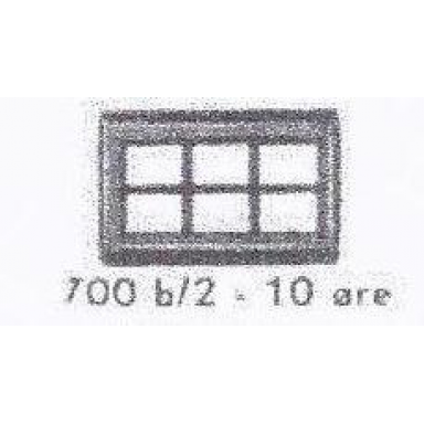 individual 1 x 2 x 3 window without glass