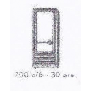 individual 1 x 2 x 4 door with glass