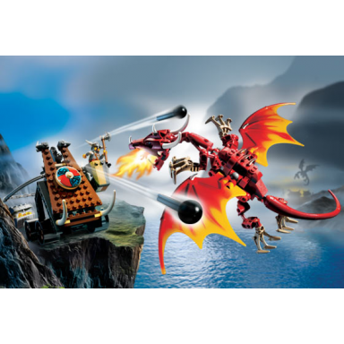 viking catapult versus the nidhogg dragon