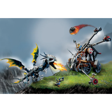 viking double catapult vs the armoured ofnir dragon