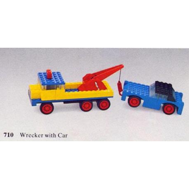 wrecker with car